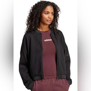 adidas womens Essentials Contemporary Logo Bomber Jacket XXS